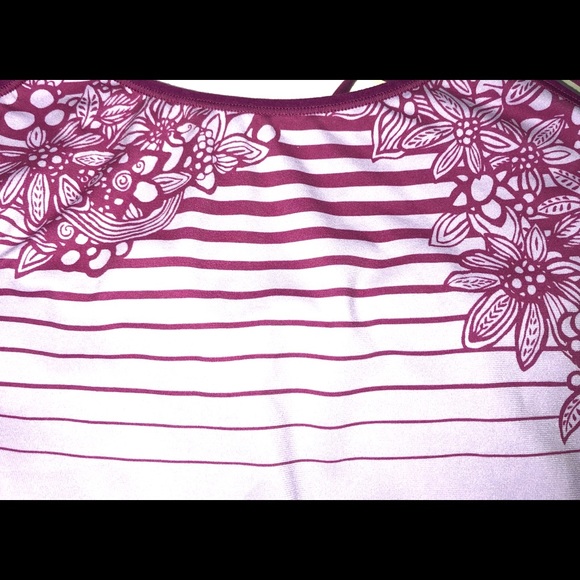 Patagonia Spaghetti Strap Purple Floral Tank Top - Picture 12 of 13